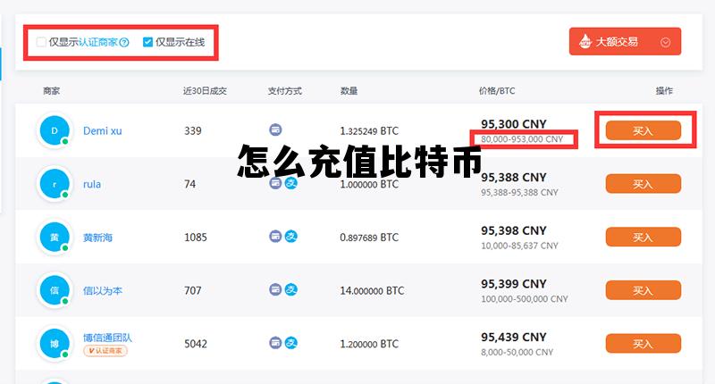 比特币交易平台如何充值，怎么充值比特币