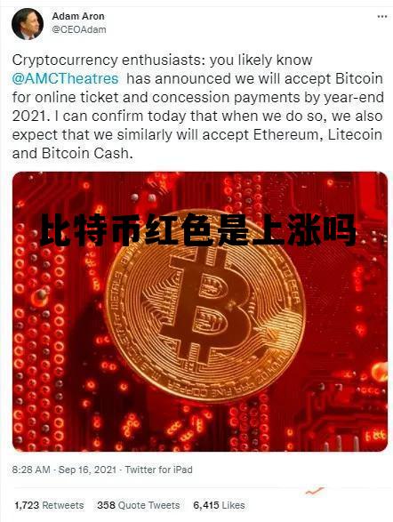 比特币红色是上涨吗还是下跌，比特币红色是上涨吗